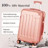 Ensemble de valises rigides ABS, 4 pièces, tailles Voir les images du produit 7