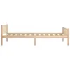 The Living Store Massivholzbett Kiefer 100x200 cm Produktbild-Vorschau 5
