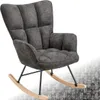 tectake® Houpací křeslo Torve 68 x 96 x 97 cm, nosnost 120 Náhled obrázku produktu 10