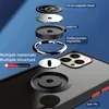 An exploded view diagram of a phone case, showing its layered construction and components. Produktbild-Vorschau