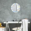 Ø50cm Spiegel - Glasrahmen mit Aufdruck - Wandspiegel Produktbild-Vorschau 5