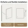HOROW Specchio da bagno 70*90 cm Specchio da bagno con Anteprima dell’immagine prodotto 9