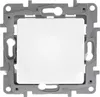 A close-up view of a white light switch with a gray mounting frame. Anteprima dell’immagine prodotto
