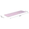 A pink yoga mat with dimensions indicated by lines and text. Anteprima dell’immagine prodotto
