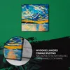 Coloray Uhr auf Leinwand 30x30 cm Wand Uhr Dekoration Produktbild-Vorschau 5