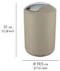 WENKO Müll Eimer Brasil L 6,5 L Abfall Schwingdeckel Produktbild-Vorschau 3