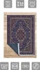 Orientteppich in Blau mit klassischem Medaillonmuster – Produktbild-Vorschau 8