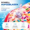 Donut Schwimmring aufblasbar Ø 120 cm – Schwimmreifen für Produktbild-Vorschau 3