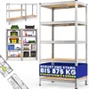 MONZANA® Schwerlastregal XL 180x90x60cm 875kg 5 MDF-Platten Produktbild-Vorschau 1