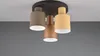 Lampa sufitowa AGUDO kawo-beżowa-ciemno szary 3xE27x40W Podgląd zdjęcia produktu 2