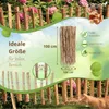 Floranica Staketenzaun aus Haselnuss Kastanie 5m lang x Produktbild-Vorschau 2