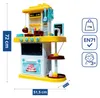 Aga4Kids Plastikküche mit Spülbecken und Wasserpumpe, Regal Produktbild-Vorschau 2