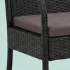 Sada zahradního nábytku Relaxdays, 4dílná ratanová sedací Náhled obrázku produktu 7