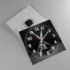 Wanduhr - Quadrat - Glasuhr - Frau Gymnastik Yoga - 30x30cm Produktbild-Vorschau 2