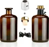 Apothekerflasche braun 500ml mit Korken, Flaschenkapseln & Produktbild-Vorschau 4
