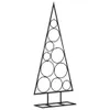Kerstdecoratie kerstboom 90 cm metaal zwart Productafbeelding-voorbeeld 1
