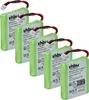vhbw 5x Akku kompatibel mit Medion MD81877, MD83208, Produktbild-Vorschau 1