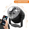 KRUMAD Discokugel Kinder, LED RGB Partylicht mit 7 Farben, Produktbild-Vorschau 4