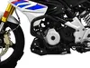 Barra di protezione ZIEGER compatibile con BMW G 310 R nero Anteprima dell’immagine prodotto 2