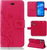 Handytasche für Huawei Y7 2019 Blumen Flip Cover Buchhülle Produktbild-Vorschau 1
