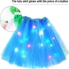Gonna in tulle da donna, tutù LED, gonna in tulle, gonna Anteprima dell’immagine prodotto 5