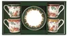 4er Set Tassen mit UT Forest Dream mit Reh und Fuchs 100ml Produktbild-Vorschau 2
