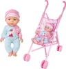 Baby met geluiden en kinderwagen 27 cm - Tsjechische Productafbeelding-voorbeeld 1