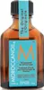 A small amber glass bottle of Moroccanoil hair treatment with a turquoise label. Náhled obrázku produktu