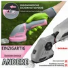 WORKPRO Gartenschere Akku 3,6V, handliche Grasschere und Produktbild-Vorschau 7