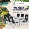 CASARIA® Gartenmöbel Set 8 Stühle mit Tisch 190x90cm Produktbild-Vorschau 9