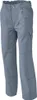 A pair of gray cargo pants is shown against a white background. Produktbild-Vorschau