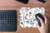 MuchoWow® Mauspad Mousepad Blumen - Kräuter - Muster 23x19 Produktbild-Vorschau 4