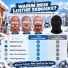 Lustige Balaclava mit Gesichtsprint, Winter Sturmhaube für Produktbild-Vorschau 6