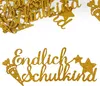 Oblique Unique Endlich Schulkind Konfetti gold für Produktbild-Vorschau 2