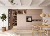 A modern kitchen with a large pantry and dining area. Produktbild-Vorschau