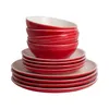 Keramická sada nádobí pro 4 osoby Vintage Cuisine Red Náhled obrázku produktu 8