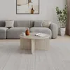 Decortie Runder Couchtisch Wohnzimmertisch Travertin Produktbild-Vorschau 1