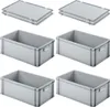 SuperSparSet 4x Eurobehälter mit geschlossenem Griff und Produktbild-Vorschau 1