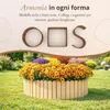 Floranica Bordura per Giardino in legno 20 x 100 cm Non Anteprima dell’immagine prodotto 4