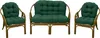 AMPO Cuscino per set Bahama in rattan, sedia in rattan, Anteprima dell’immagine prodotto 1