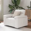 vidaXL Sessel Weiß 100x81x84 cm Kunstleder Produktbild-Vorschau 2
