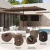 COSTWAY podwójny parasol 400x 200cm, parasol ogrodowy z Podgląd zdjęcia produktu 8