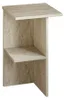 CALICOSY - Table de chevet carrée avec étagère H60 cm - Voir les images du produit 1