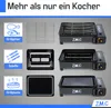 ZMC 2-in-1 Gaskocher + Gasgrill 2,2KW, inkl. Zubehör, Produktbild-Vorschau 4