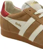 Close-up side view of a Gola sneaker. Voir les images du produit