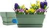 BigDean 3 Stück Balkonkasten Blumenkasten Balkon 40 cm lang Produktbild-Vorschau 1