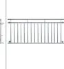 ECD Germany Französischer Balkon, 90x225 cm, mit 16 Produktbild-Vorschau 2
