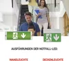 EMOS LED-Notbeleuchtung, Notausganglicht bis zu 3h Produktbild-Vorschau 5