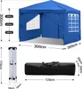 Izrielar Pavillon 3x3m Pavillon pliable avec 4 parois Voir les images du produit 2