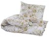 vidaXL Bettwäsche-Set Weiß und Braun 140x200 cm Baumwolle Produktbild-Vorschau 3